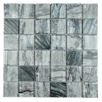 Мозаика Coal Glass серый TN15